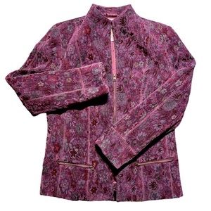 Purple paisley jacket 14